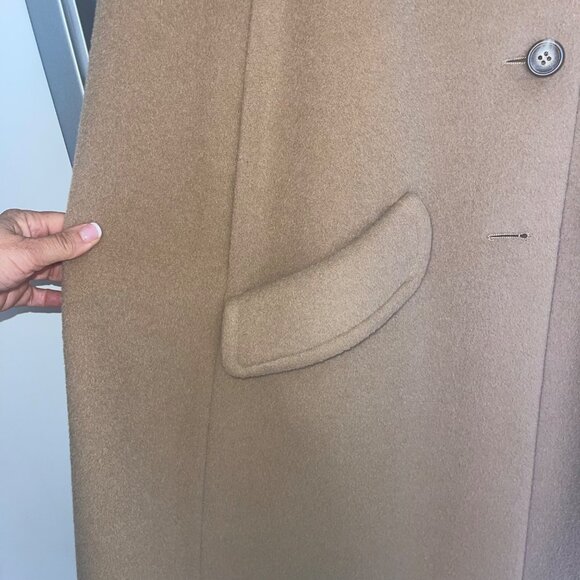 New England Classics Vintage Womens Cape One Size Tan Pockets Casual Wool - Picture 11 of 11